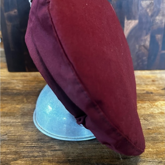 Antique Vintage Salvation Army Burgundy Girl Guard Hat - Picture 2 of 8